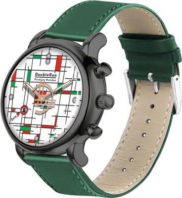 DoubleRun Analog Watch  - For Men