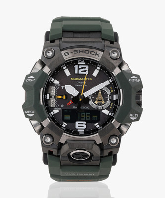 CASIO GWG-B1000-3ADR G-Shock Dial Military Green Resin Band Analog-Digital Watch - For Men