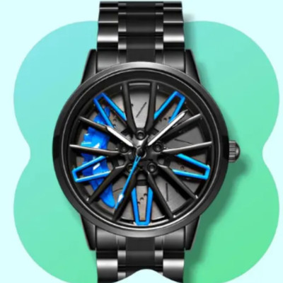 JARURATI STORE Men’s Rotating Wheel Dial Analog Watch A35 Rotating Analog Watch-35 Analog Watch  - For Men