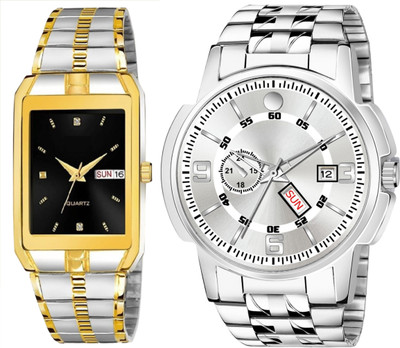 Caihong TT-Black-SLV-10 Analog Watch  - For Men