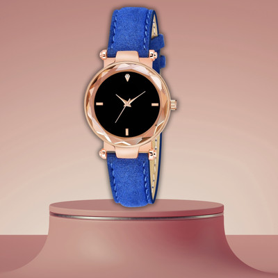 EMPERO EMPERO Crystal Glass Round Analog Watch  - For Women