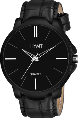 HYMT HMTY-5002 Black Dial & Black Strap for Mens Analog Watch  - For Boys
