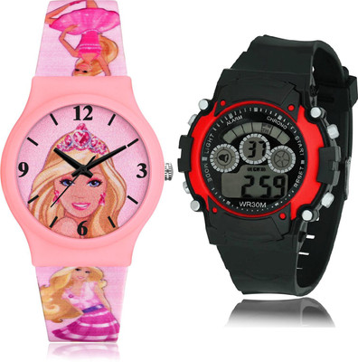 DMAGNATON CM722-B5 Analog-Digital Watch  - For Girls