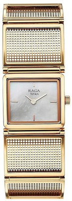 Titan Raga Atherial Titan Raga Ethereal White Rectangular Dial Women's Watch / Analog Watch  - For Women