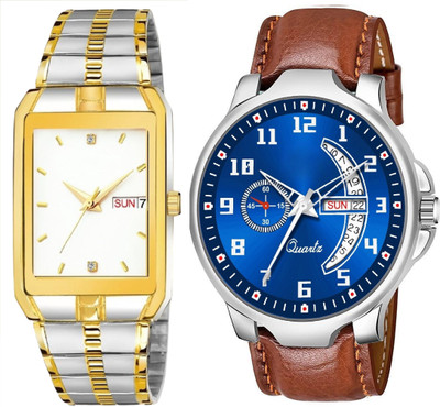 Caihong TT-White-BRN-4 Analog Watch  - For Men