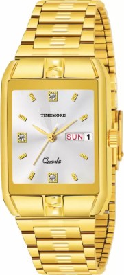 TIMEMORE HMT White Dial Latest TIMEMORE Gold Plated Analog Watch  - For Men