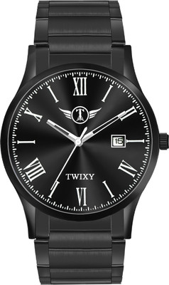 TWIXY TY-TMAX-2 B-BLACK TWIXY All Black Analog Watch  - For Men