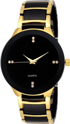 Everglow MEN-IIK-GOLD/BLACK NO Analog Watch  - For Boys