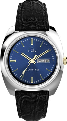 TIMEX TW2W44800U9 Q TIMEX Blue Round Dial Analog Watch  - For Men