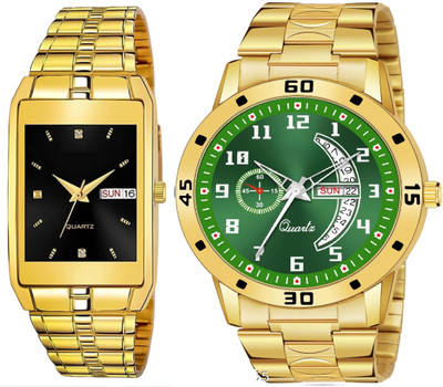 Caihong Golden-Black-Gold-6 Analog Watch  - For Men