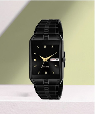house of common Analog Watch- PREMIUM QUALITY BLACK PLATED DAY & DATE FUNCTIONING WATCH FOR MEN&BOYS Analog Watch  - For Men