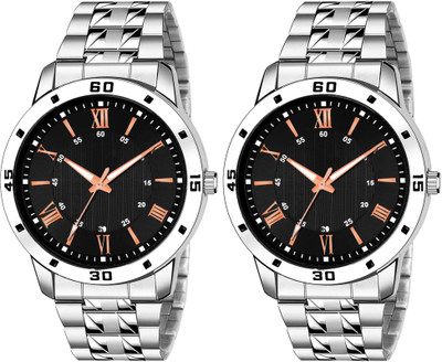 MAHAKAPI Fast Selling Premium Steel Strap Combo For Men Analog Watch  - For Men