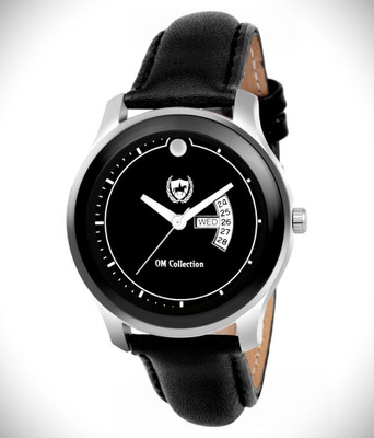 Om Collection OMG-Black Premium Luxury Design trending synthertic leather strap Analog Watch Analog Watch  - For Men