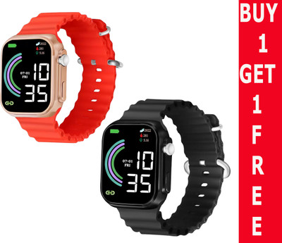 THMT Most Selling Multicolor Silicone ULTRA Led Digital Watch Combo for Men & Women Digital Watch  - For Boys & Girls