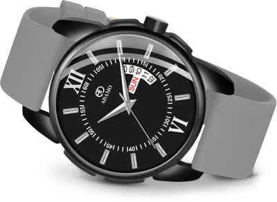 ADAMO 883NDI02 Men’s Formal Watch with Day & Date, 3D Dome Glass – 883NDI02 Analog Watch  - For Men