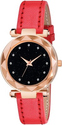 Red Robin GEN-RG-12D-BLK-D-RED-CUT-L_bb Best Quality Glamorous Girls Analog Watch  - For Women