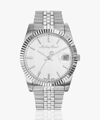 Mathey-Tissot H810AI Swiss Made Quartz Silver Dial Analog Watch  - For Men