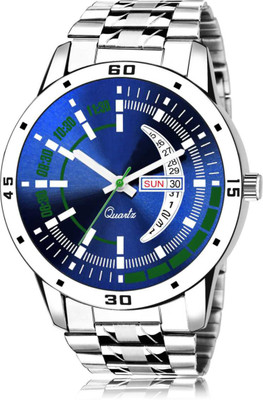 VARNI ENT LR110 Blue Date Display::Calendar Analog Watch  - For Men