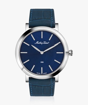 Mathey-Tissot Swiss Made Blue Dial Classic Analog Watch  - For Men
