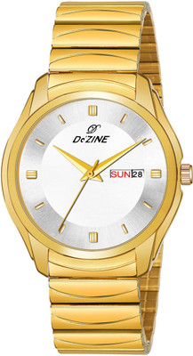 HEMT Dezine White Dial Day & Date Display Analog Watch  - For Men