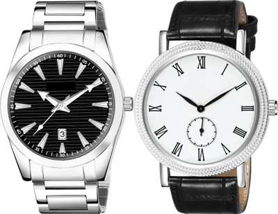 TVILLA Black Dial Date Function MZ-LR148 Analog Watch  - For Men