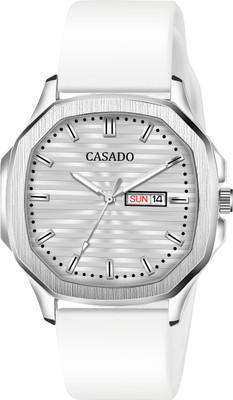Casado Hexa Working Day & Date Series | Smart Watch Strap | 3D Cut Glass | Soft Silicon Hexa Working Day & Date Series | Smart Watch Strap | 3D Cut Glass | Soft Silicon Analog Watch  - For Men