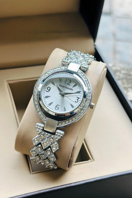 Daniel Radcliffe DRW0034 Diamond Fitted Double Frame Analog Watch  - For Women