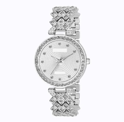 Timefit Casual Look Partywear Analog Watch For Women Trending Silver Watch For Girls Analog Watch  - For Girls