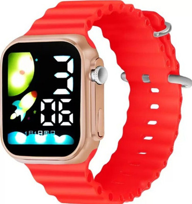 THMT Most TRENDING Multicolor ULTRA Led Square Digital Watch  - For Boys & Girls