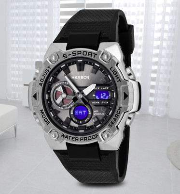 Harbor 9124PU Sleek analog-digital men’s watch Analog-Digital Watch  - For Men