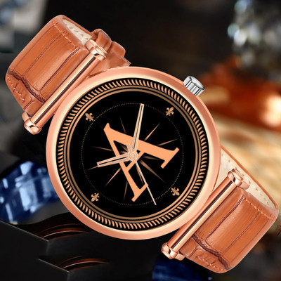 FEMEO ALPHA-A-RLX-M-RG-TEN-CHL-2 Alpha Heritage Collection A Brown Strap Watch for Man & Boys Analog Watch  - For Men