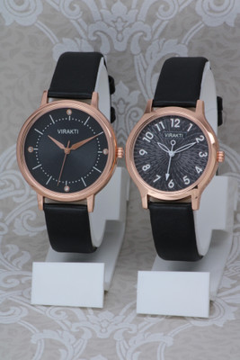 ZANZEER Most Selling Combo Watches Round Case Colorful Leather Belt Most Selling Combo Watches Round Case Colorful Leather Belt Analog Watch  - For Girls