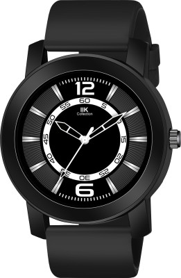 IIK Collection IIK-970MN Round Numerical Dial |Long Battery Life with Adjustable Fixable Silicon Strap Analog Watch  - For Men