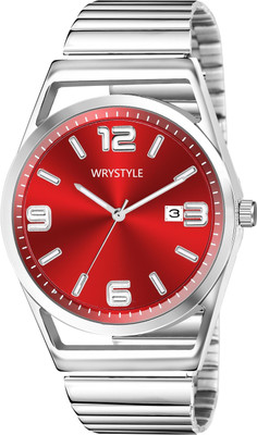 WRYSTYLE WRYSTLE Men's Analog Watch with Red Dial & Date Display Analog Watch  - For Men