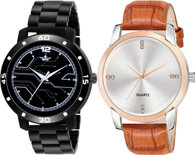 Naavli LR113_Combo_LR97 Analog Watch  - For Men & Women