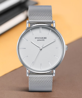SONATA Poze - Metal Analog Watch  - For Men