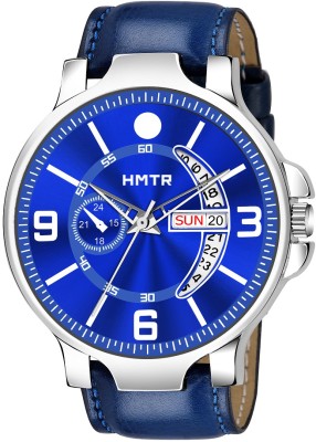 HMTr 6064-BLUE Day and Date Functioning Blue Dial & Strap Boys Shockproof Quartz Analog Watch  - For Men
