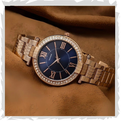 Daniel Radcliffe DRW009 Women Atractive Rose Gold and Blue Color Luxury Trending Watch Analog Watch  - For Women
