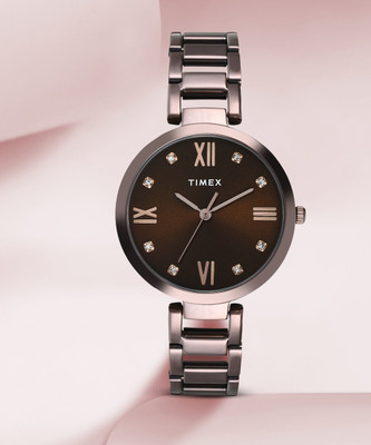 TIMEX Brown Dial Analog Watch  - For Women