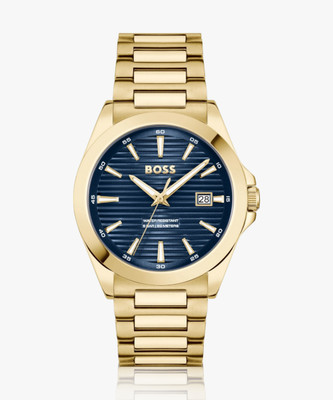BOSS Strike BOSS Strike Qtz Basic Calendar Blue Round Dial Men's Watch / Analog Watch  - For Men