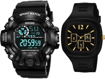 frozil For Boys Watch For Mens Pack Of 2 Analog-Digital Watch  - For Men