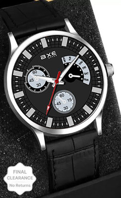 AXE Style Rock Slim Black Dial & MeshStrap With WaterResistant & 6 Month Quartz Warranty Mens Series Analog Watch  - For Men