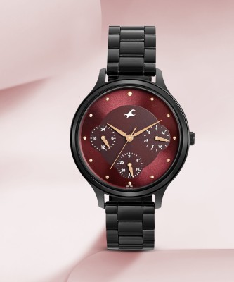 Fastrack FK Exclusive Analog Watch For Girls 6285NM02 Alpha Maroon Dial Analog Watch  - For Women