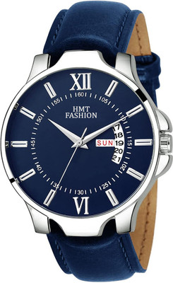 Hmt Fashion Quartz Watches, Elite Gents With Self Adjustable Mesh Strap And Water Resistant Leather Strap Watches Analog Watch  - For Boys
