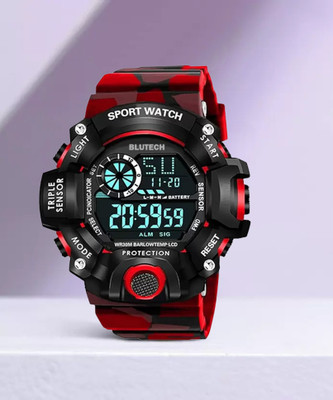 blutech Army Chronograph Digital Stylish Sports Military's Kids Watches Waterproof Military Kids Sports Watch Digital Watch - For Boys