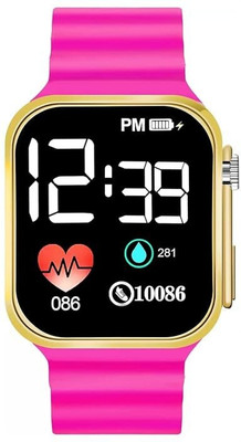 MVS Digital Dial Waterproof Smart Design Led Display Kids Watch Ultra Digital LED Sports Watch for Kids, Time and Date Display Digital Watch  - For Boys & Girls