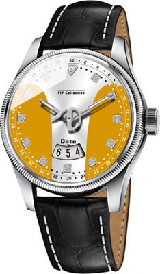 Swara Enterprise 11026 A luxurious fusion of Analoge Watch and classic leather craftsmanship.-11026 Analog Watch  - For Men