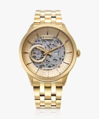 Titan Metal Mechanical Analog Watch  - For Men