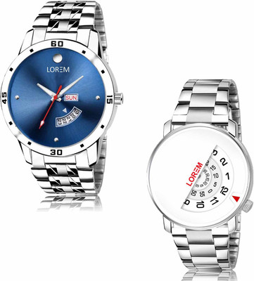 LOREM OE-LR105-LR106 Analog Watch  - For Men