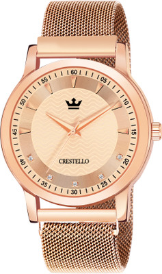 CRESTELLO CR-RG029-RG-CH Analog Watch  - For Men